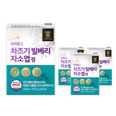 라메디 정품 차즈기 빌베리 자소엽 정, 4개, 15g