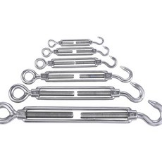 304 스테인리스 스틸 후크 앤 아이 턴버클 와이어 로프 장력 조임기 하드웨어 램프 식물 걸이 M4 M10, 04 M4