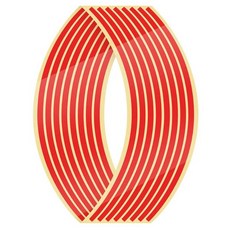 바이크 오토바이 스티커 탱크 패트 휠 반사 림 스트라이프 테이프 자전거 혼다 가와사키 Z750 Z800 야마하 MT07 용 16 개 1 세트, [01] 오토바이 스티커 탱크 패트 바이크 프레임 휠, 1개