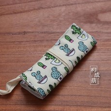 鉤針收納包 便攜手工diy毛線編織工具整理袋毛衣針記號扣收納, 1個, 仙人掌收納包, 仙人掌收納包