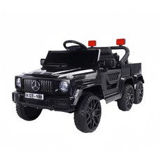 兒童汽車 兒童電動汽車 小朋友電動車 超大款嬰兒童電動車四輪遙控搖擺汽車男女小孩可坐人, 黑色, 1個