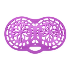 실리콘 브라 세탁 가방 변형 방지 란제리 재사용 및 건조기용, 01 M, 01 Light Purple, 1개