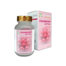 維格 VITA-VIGOR 濃縮蔓越莓軟膠囊 女性私密保養, 1個, 60顆