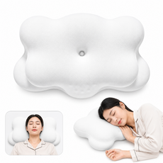 YOUCHEN 경추베개 메모리폼 구름베개 인체공학 목지지 수면베개, 1개, 화이트