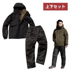 輕量防水透氣登山雨衣套裝，海軍藍可調節耐磨, AS-3150 BLACK, 1套