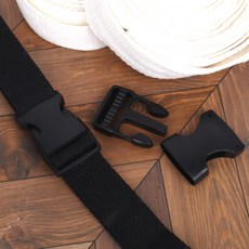 가방끈 부자재 투터치 플라스틱 버클 38mm, 1개, 상세페이지 참조