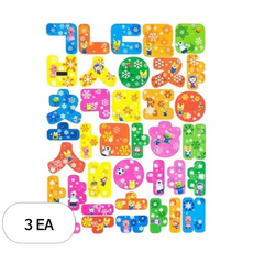 비앤씨 뽀로로 판자석 교구, 3개, 37조각