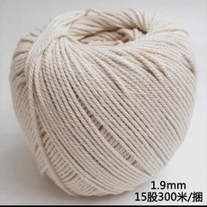 DEFASILK 棉繩 捆綁臘肉香腸用線, 粗1.9mm 15股