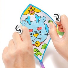 미니연 설날 청용 연날리기 전통놀이 막대기 미니 연놀이, 용연