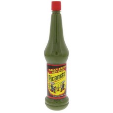 피카마스 그린 핫소스 7.05온스 - 살사 베르데 피칸테 (1개 Picamas Green Hot sauce 7.05 oz - Salsa verde picante (Pack of 1, 1개, 199g
