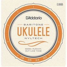 D'Addario 30吋 EJ88B Baritone 尼龍弦 烏克麗麗琴弦, 1個