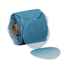 3M Blue Net 디스크 롤 36452 7.6cm(3인치) 180+ 등급 100팩 동급 사실상 먼지 방지 연마 시트 롤, 3 in 180+ Grade