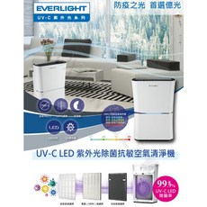 億光 UVC-LED 空氣清淨機 EL400F 殺菌抗敏 抗PM2.5 紫外線殺菌, UVC-LED EL400F