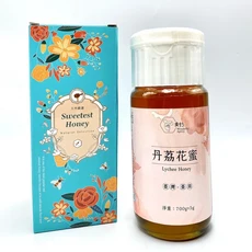 美妙養蜂場 花蓮優質純蜜 丹荔花蜜 玻璃瓶裝, 700g, 1個