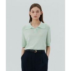 WOMEN [ON][W]스트라이프 카라 니트 - 3color MYKT32C5 501962