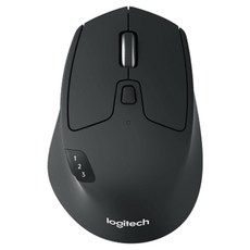 로지텍 M720 트라이애슬론 무선 마우스, 로지텍 무선 마우스 인체공학 미니 아이패드 M720 마, 블랙