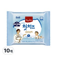 매일유업 상하유기농 첫치즈 1단계, 치즈, 180g, 10개