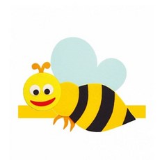 머리띠 역할머리띠 동물머리띠 B세트 20종 중 택1, 19.벌