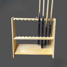 큐대 거치대 플레이트 걸이 보관대 소품 다용도 고정, 원목 일렬 10공 / 2.5kg