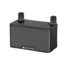 KooPin & Newrixing 雙人無線麥克風行動KTV音響組 - 便攜式音響 卡拉OK音響 藍牙音響, 尊爵黑