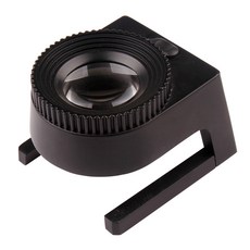 10배율 루페 LED 돋보기 스틸 확대경 현미경, 10X최고급루페