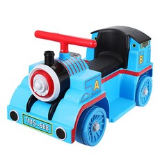 TECHONE MOTO48 LITE 兒童仿真電動小火車可充電可坐人可愛配色全新現貨內建早教功能，自帶音樂故事的溜童神, 藍色, 1個