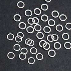 [엔비즈] 써지컬스틸 실버필드 O링 오링 연결 고리 팔찌 목걸이 마감 악세사리 부자재