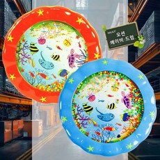 오션 드럼 랜덤1개 감성발달 리듬감각 파도소리 타악기놀이 호기심자극 리듬놀이