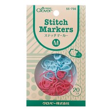 【YUBU】 可樂牌 Clover - 毛線編織標記環 (55-758 55-755 55-757), 1個, 標準尺寸 (M) 55-756