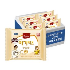 상하목장 유기농 아기치즈 2단계 18g 60매, 상품상세페이지 참조, 1개