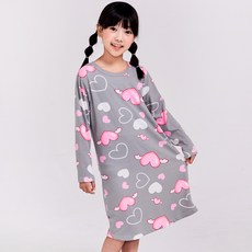 ELINE Heart Angel 兒童長袖連體睡衣 易穿