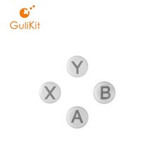 谷粒 Gulikit NS09 無線手把 搖桿 控制器 PC鍵位 舒適握感 多平台兼容, 白色PC按鍵, 1個