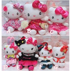 Hello Kitty 日本環球影城限定版 娃娃吊飾 - 小花花日本精品, 1個, F