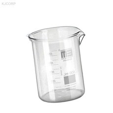 허쉬만 붕규산 유리 비커 25ml 이화학기구