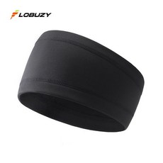 LOBUZY 輕型絨 保暖跑步頭帶, 1個, 摩登黑 輕型絨 ,均碼 55-60cm, 摩登黑