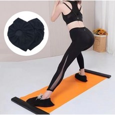 콘티A 실내 스케이팅 스케이트 매트 슬라이드 보드 전신 유산소운동 전신운동, 오렌지, 1개, 상품상세참조