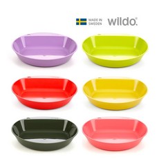 윌도 캠핑용 깊은 접시 플레이트 식기, 라일락, 1개