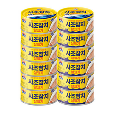사조 살코기참치 (x6+x6), 6개, 80g