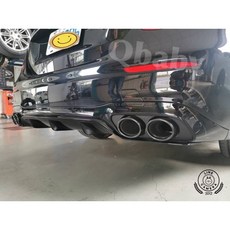 Q寶貝 E系 W213 E200 E300 E400 改 E53 AMG 黑色後飾板後下巴套件，提升愛車運動感與獨特風格, 1個