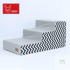 우노구나 [레드퍼피] 엔틱펫스텝 그레이(3단) 강아지계단