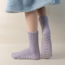 여성 논슬립 미끄럼방지 겨울 산모 수면 양말 극세사