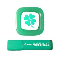 百樂PILOT FRIXION STAMP SPF-12 可擦拭印章 摩擦印章 手帳印章 兒童印章 魔擦, 三葉草(SPF-12-06G), 1個