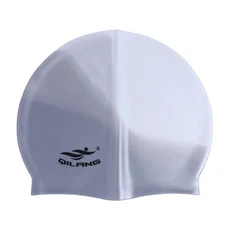 남성과 여성 내마모성 다채로운 플러스 사이즈 수영 모자 유연한 긴 머리 입욕 풀, 04 Multicolor Type 2