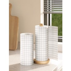 고흡수 롤형 일회용 행주 1롤 30매 뜯어쓰는 주방용 위생타올 감성 디자인 청 청소용 천 월간팩 대형 1롤, 1개, 1개