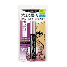 KISS ME 花漾美姬 超持久立挺翹長睫毛膏 不暈染, 01黑濃密, 1支