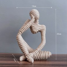 조각상 실내 인테리어 승리의 소품 사무실 여신 공예품 거실 청동 작은, 좌파 사상가