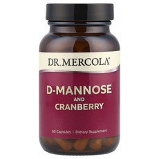 단백질 비타민 철분 마그내슘 칼슘 Dr. Mercola D-마노스 및 크랜베리 추출물 캡슐 60정 고루고루섭취해주세요, 1개
