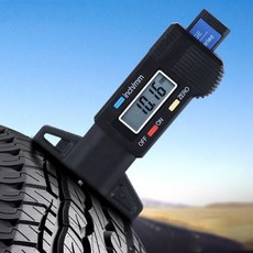 디지털 LCD 타이어 마모 측정기 트레이드 깊이 측정기, 1개