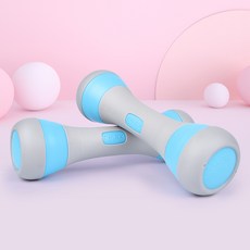 可調節啞鈴 三段重量可調節 防滑耐用 可水洗, 1個, 2kg