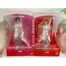 EVA 新福音戰士劇場版 終 壽屋 1/6 PVC 公仔 - 式波·明日香·蘭格雷 / 真希波·瑪麗·伊蘭崔斯, 1個, 明日香